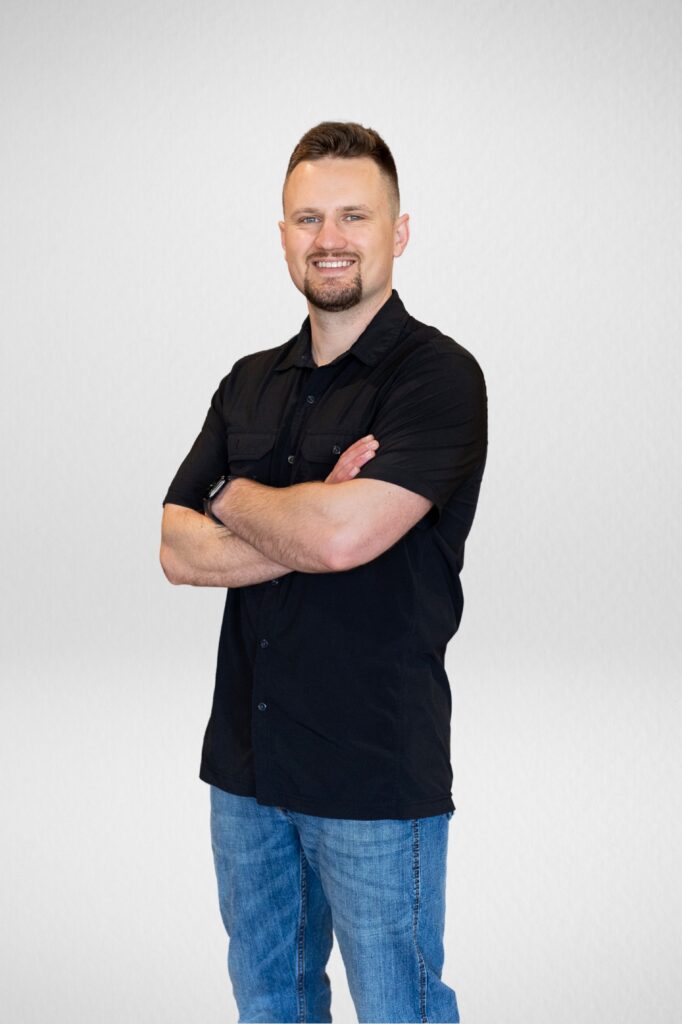 Wyatt Watts, founder of Watts Built, in the company’s design showroom in Hayden, Idaho.